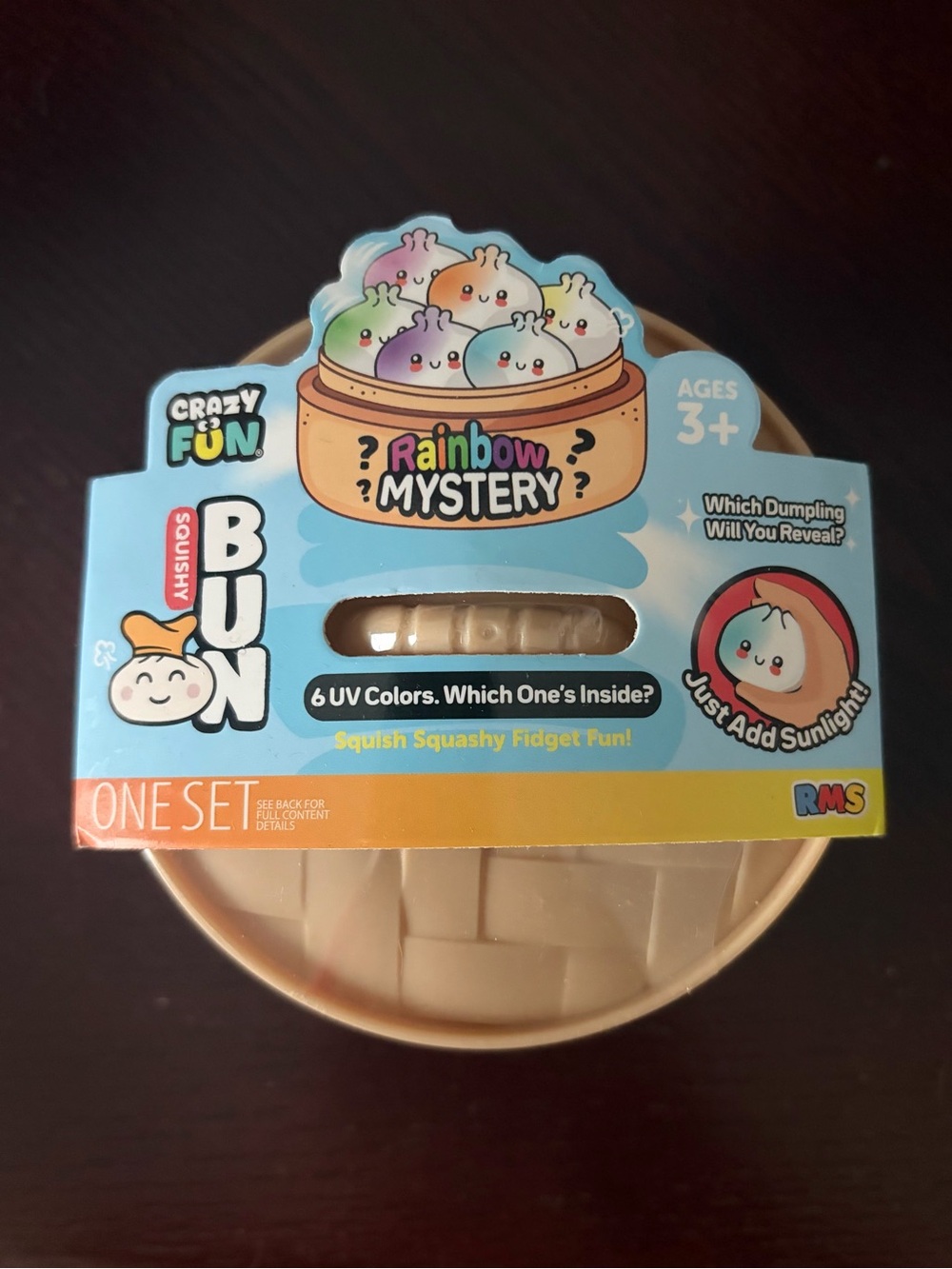 Rainbow Mystery Squishy Bun - Cream Color